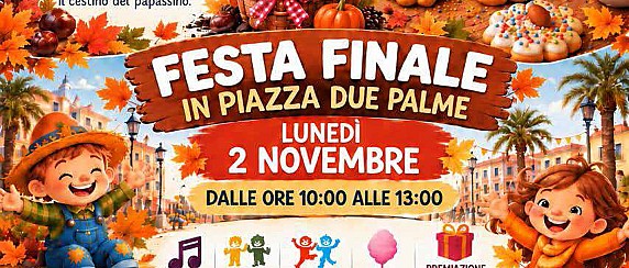 “Li Molti e Molti”: festa finale per i bimbi in piazza Due Palme