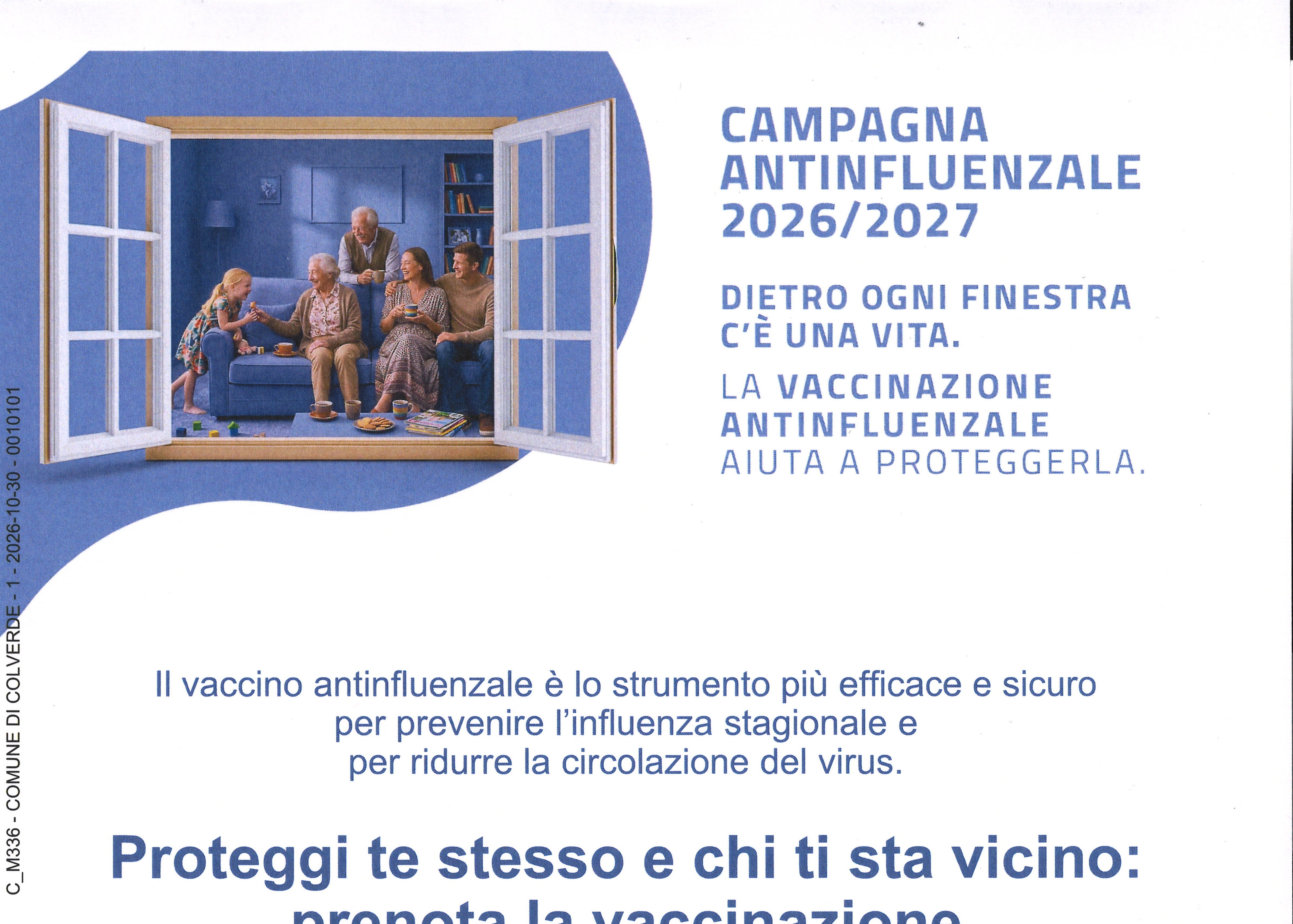 Piano di prevenzione delle sindromi respiratorie 2026/2027 – Promozione della  vaccinazione antinfluenzale e delle misure di prevenzione delle infezioni respiratorie