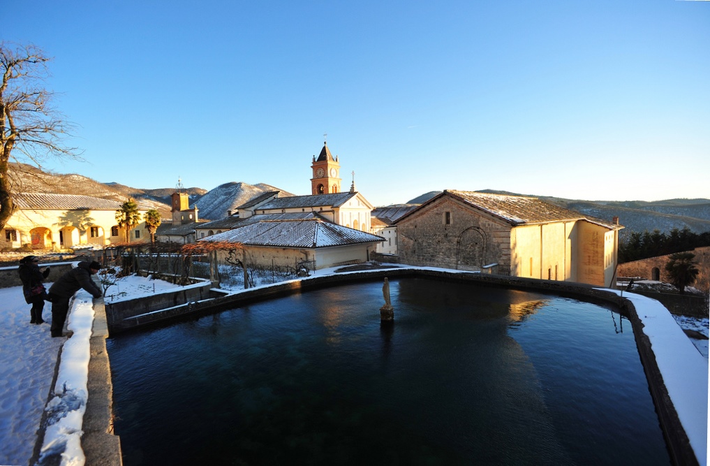 Fontana nel retro della Certosa