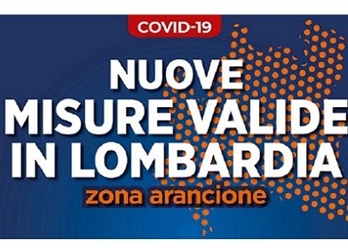 Lombardia in zona arancione