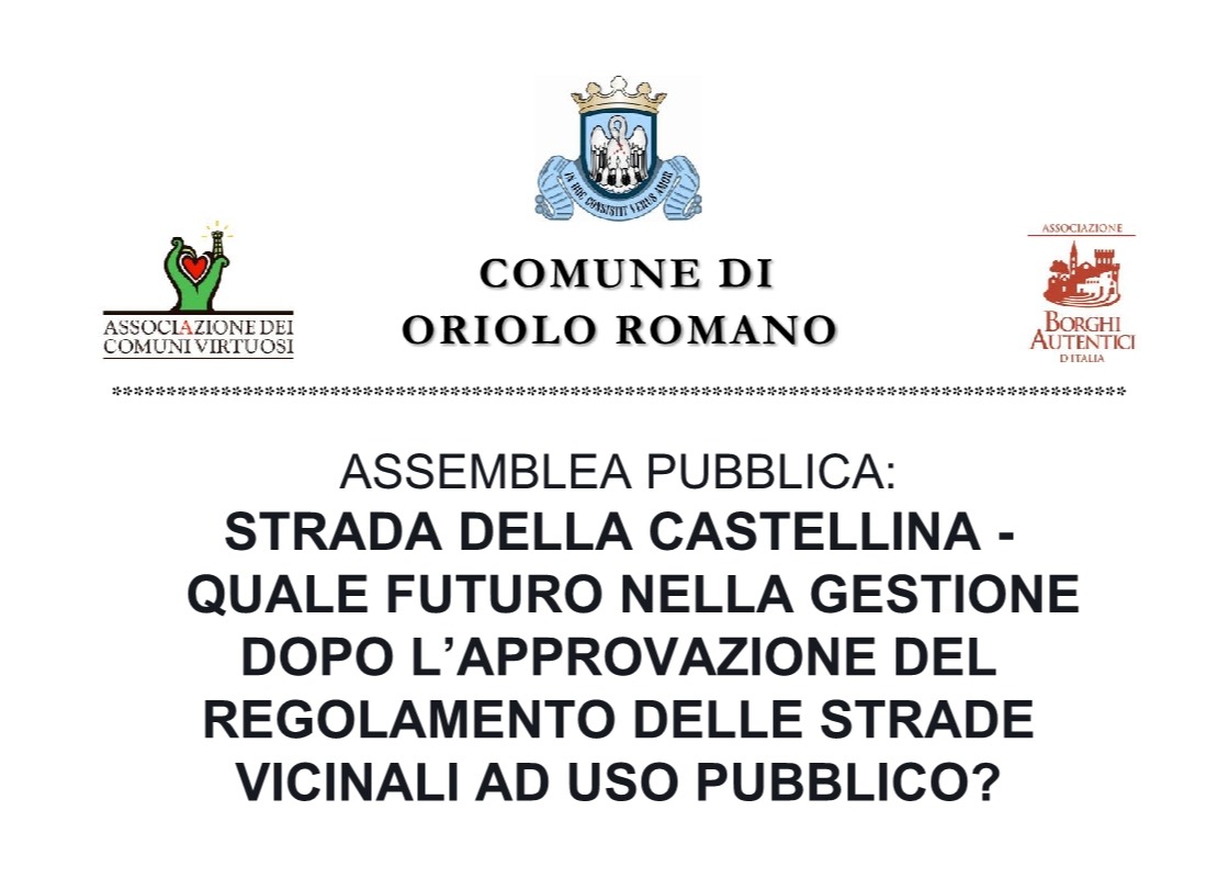 Assemblea pubblica: strada della Castellina