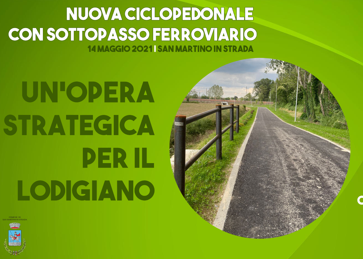 La nuova ciclopedonale con sottopasso ferroviario: l'approfondimento