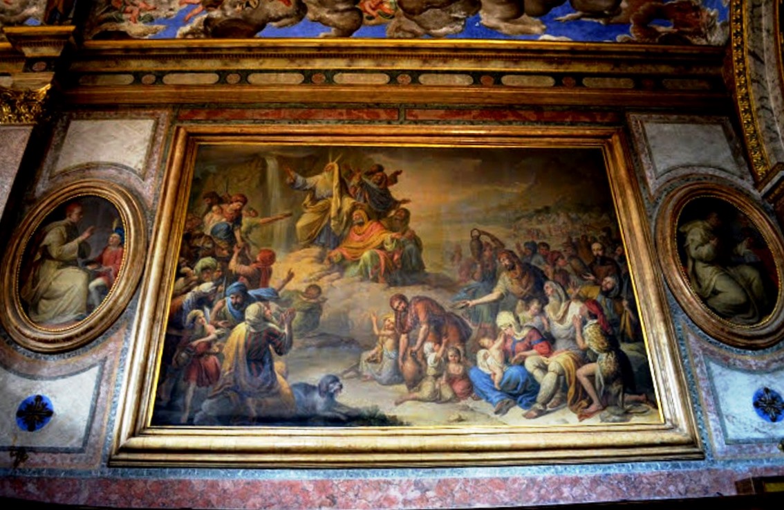 Mosè fa scaturire l'acqua di Filippo Balbi