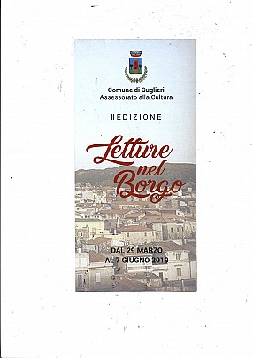 CERIMONIA DI PREMIAZIONE DELLA II° EDIZIONE "LETTURA NEI BORGHI"