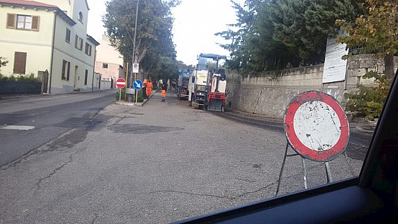 LAVORI VIALE ELEONORA D'ARBOREA