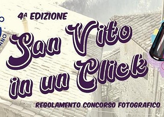 Quarta edizione concorso fotografico “San Vito in un click”