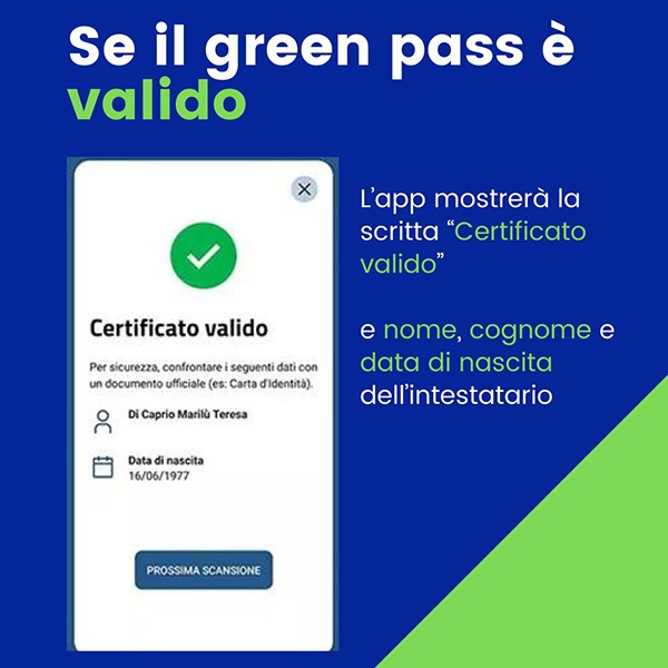 Verifica dei green pass: le regole per la richiesta del documento di identità