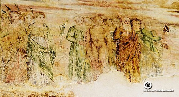 Corteo di beati verso il Paradiso