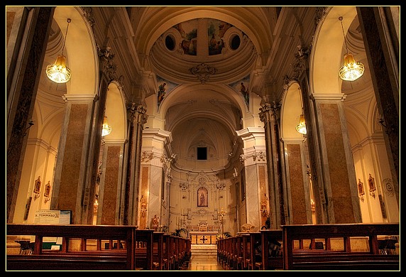 Dipinti del 1700 - cupola affrescata da Antonio Notari 1991