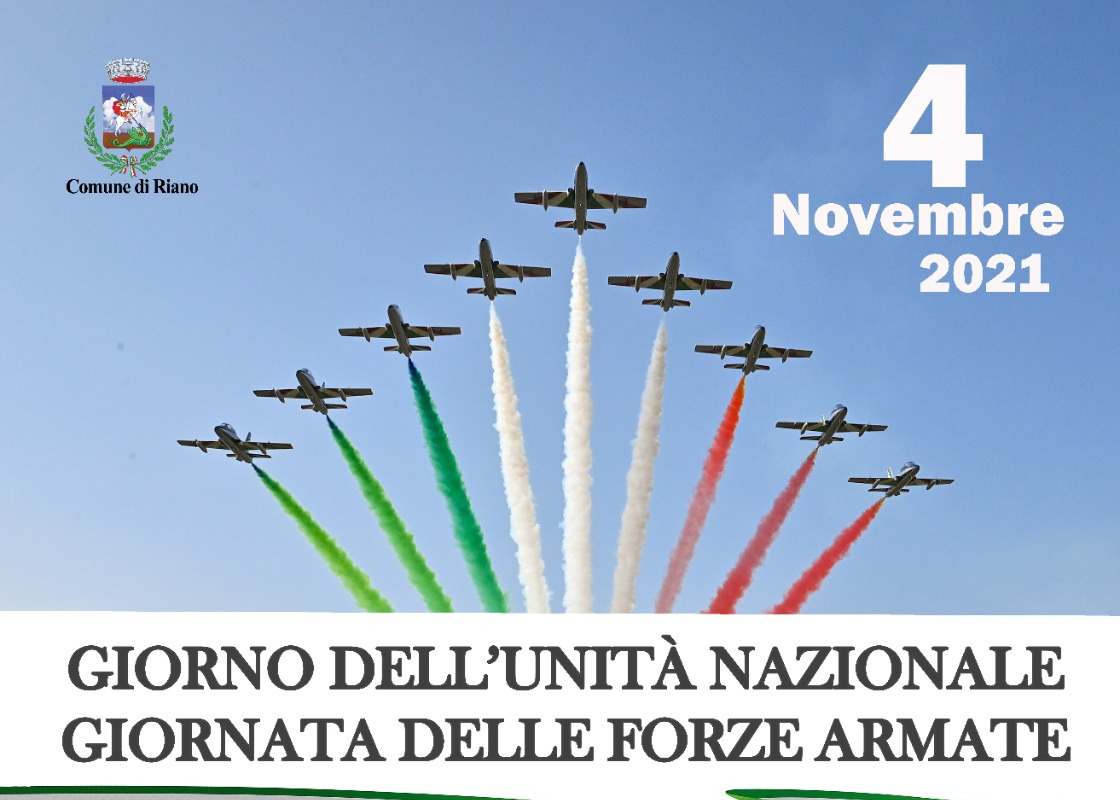 4 Novembre 2021 - Giorno dell'Unità Nazionale e Giornata delle Forze Armate